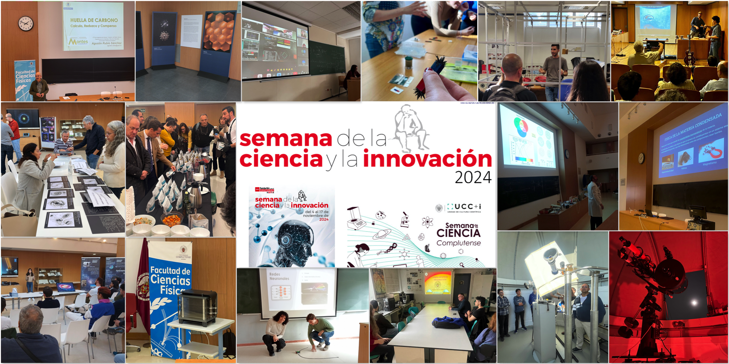 Actividades de la Facultad en La Semana de la Ciencia y la Innovación de Madrid