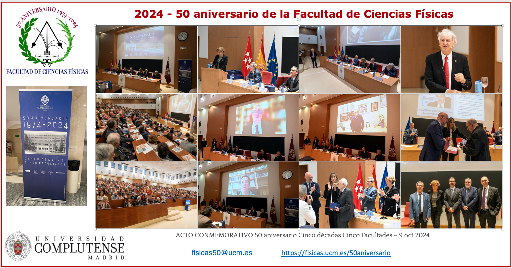 Acto 50 Aniversario - 9 de octubre 2024