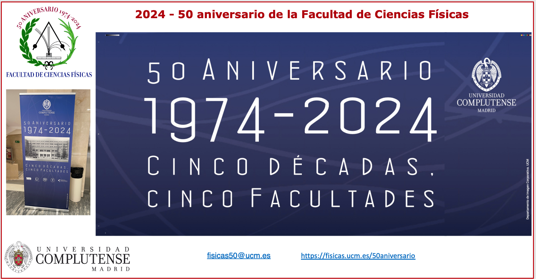 50 aniversario de la Facultad 1974-2024