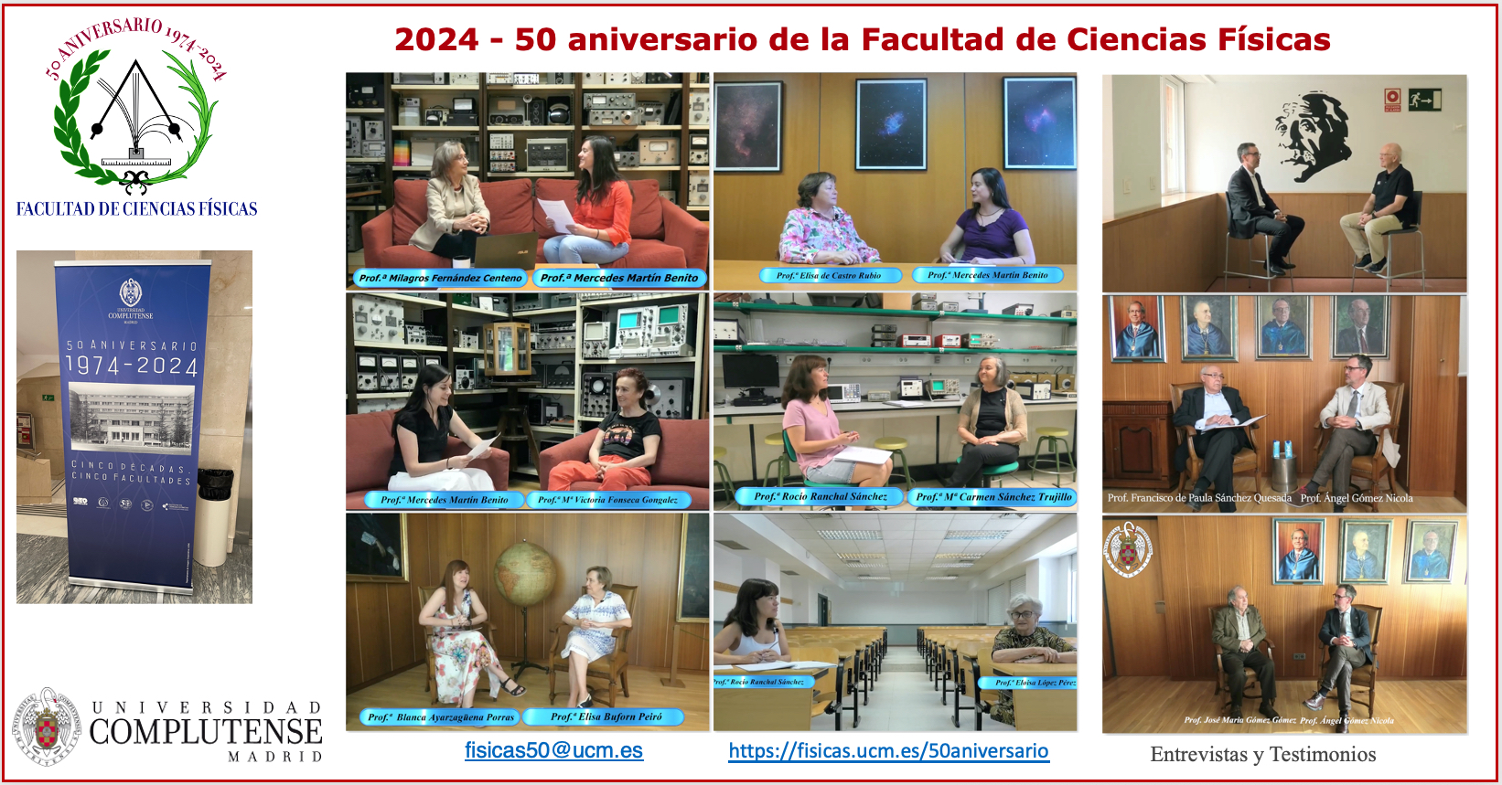 50 aniversario de la Facultad 1974-2024