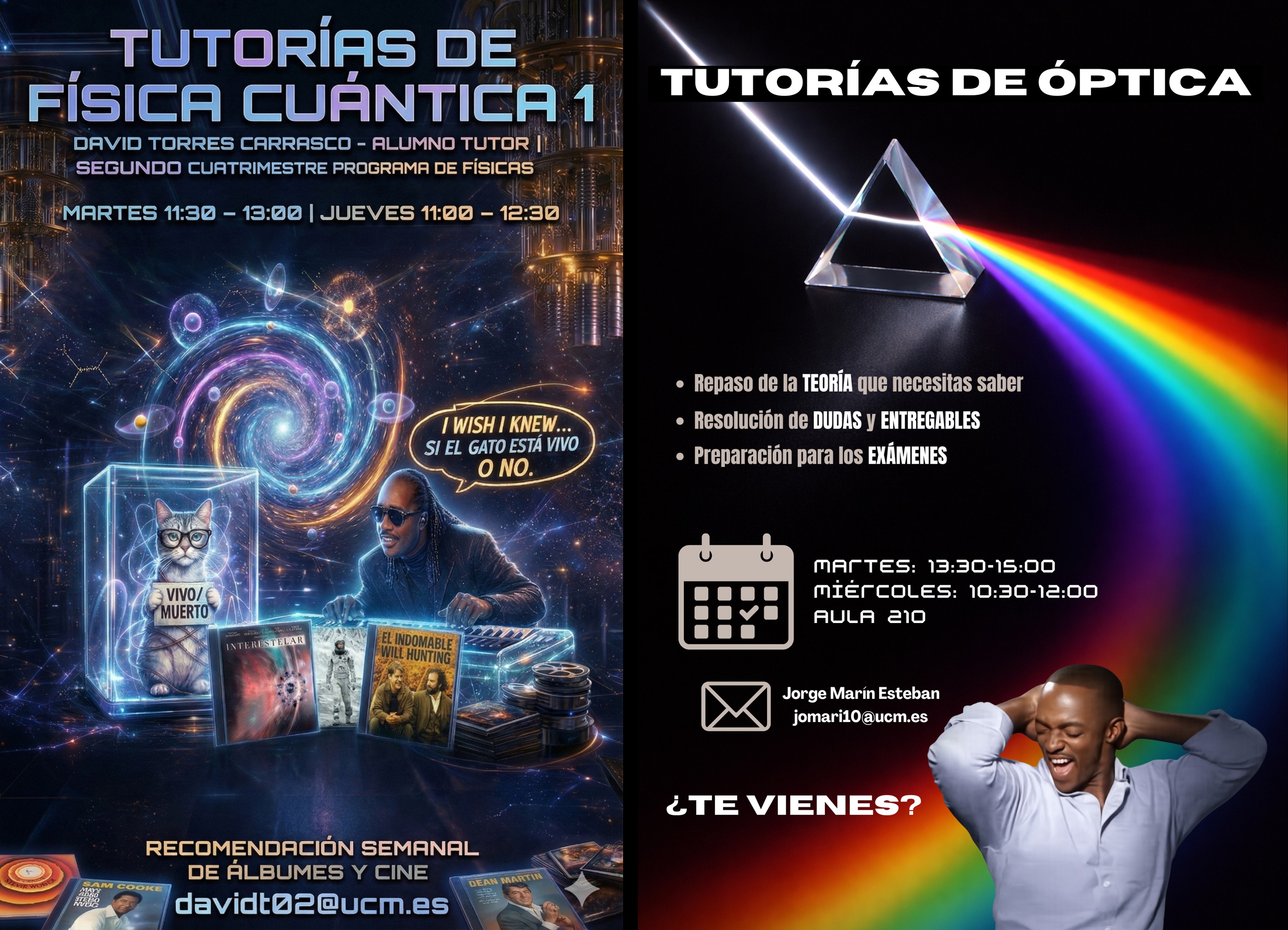 Las tutorías empiezan el 26 de enero (2º cuat.)