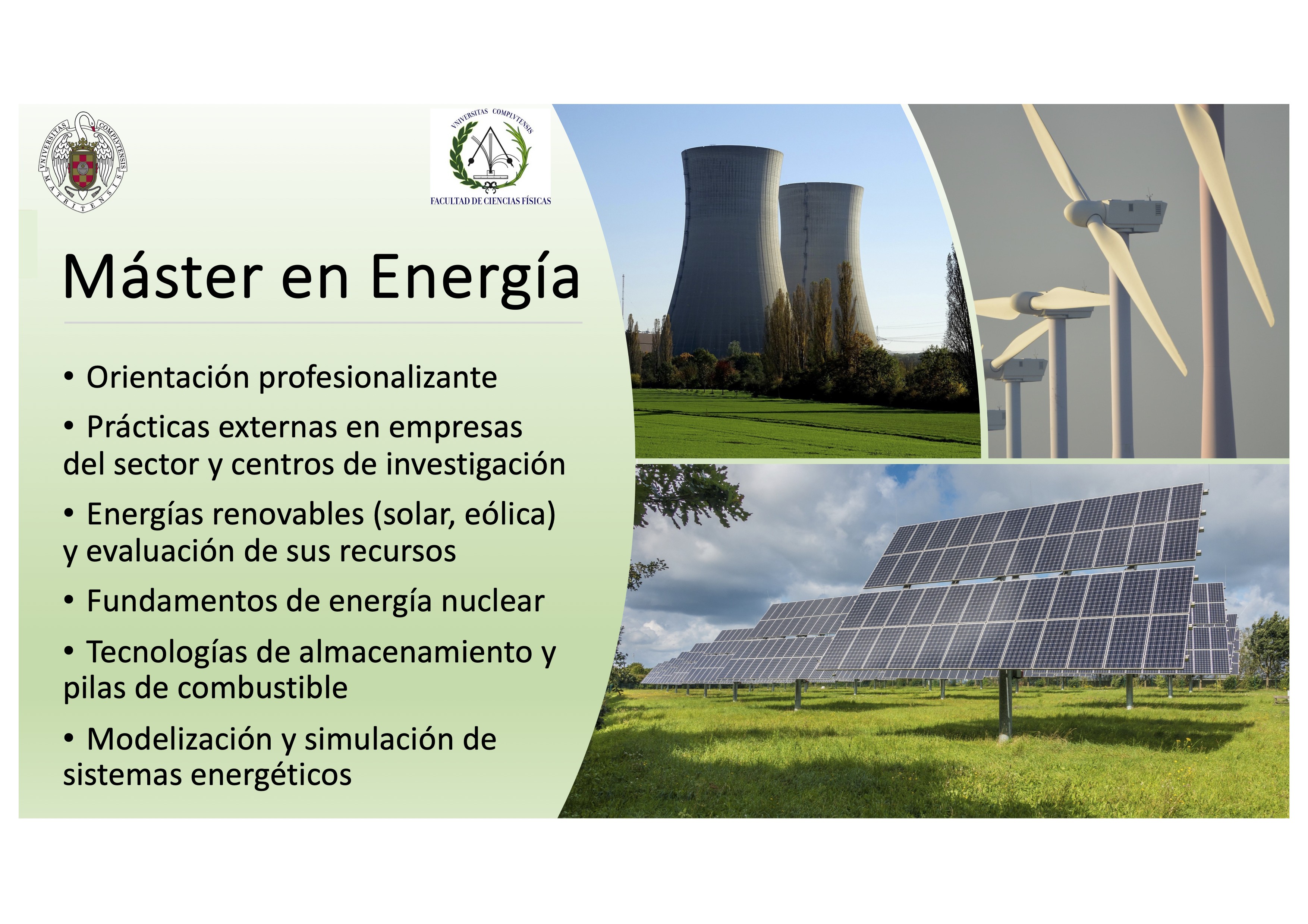 Másteres de la Facultad - curso 2026-27